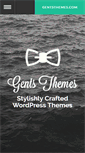 Mobile Screenshot of gentsthemes.com